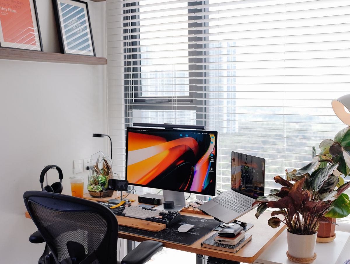 Professional website design on a laptop